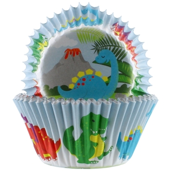 Cupcake Baking Cases - Dinosaur